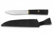 Нож “Якутский” 95х18 (чёрный граб,  57-59 HRC)