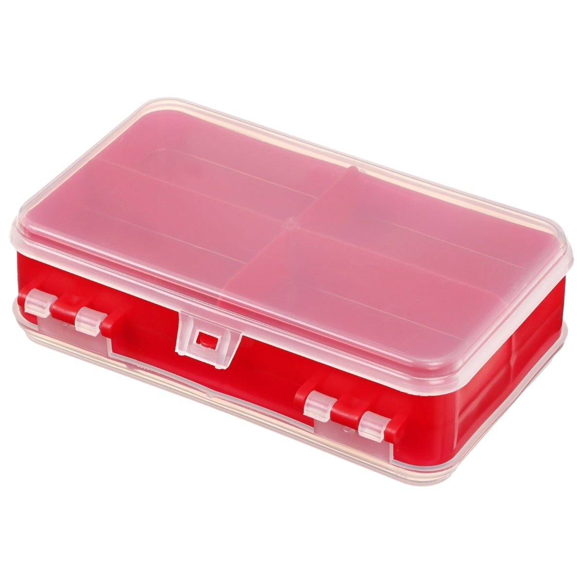 Коробочка Helios (14*8*4 см) 2-сторонняя для оснастки, красная