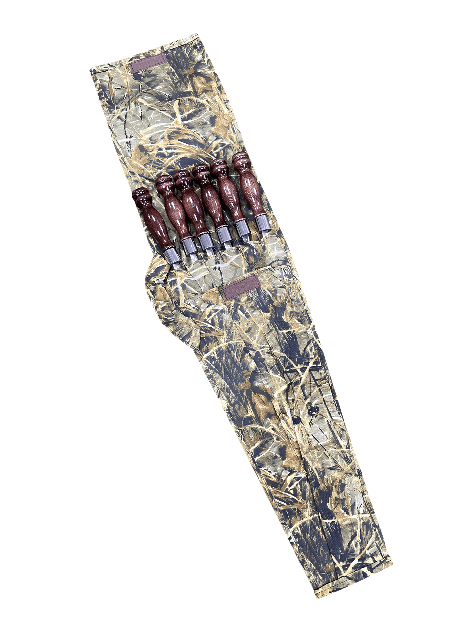 Набор шампуров дер.ручки 6 шт,ткань