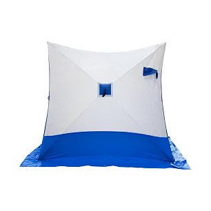Палатка зимняя СЛЕДОПЫТ 2-скатная, Oxford 210D PU 1000, цв. бело-синий TW-32