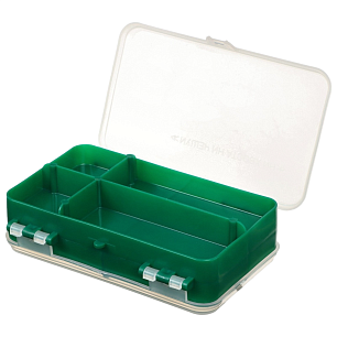 Коробочка Helios (14*8*4 см) 2-сторонняя для оснастки, зеленая***