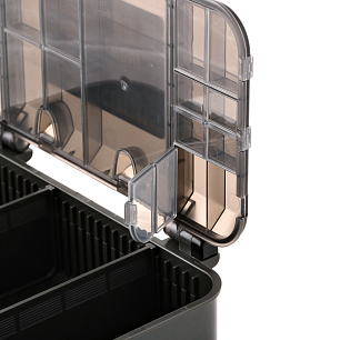 Кейс Kudos HS02 (242*142*72) 2-стор., 1-3 отд. + 8 отд. с инд.кр.