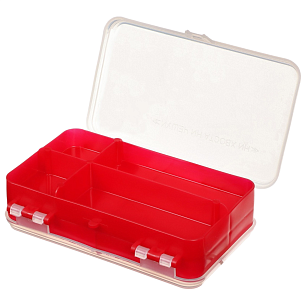 Коробочка Helios (14*8*4 см) 2-сторонняя для оснастки, красная