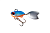 Тейл спиннер Narval Fishing Buzzing Bug 14g #002-Blue Back Holo